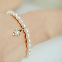 Calla Lily Pearl Wedding Jewellery