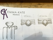 Wedding Rings Sketches by Emma-Kate Francis