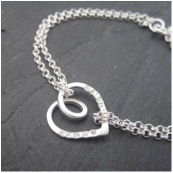 Personalised Eternal Heart Bracelet